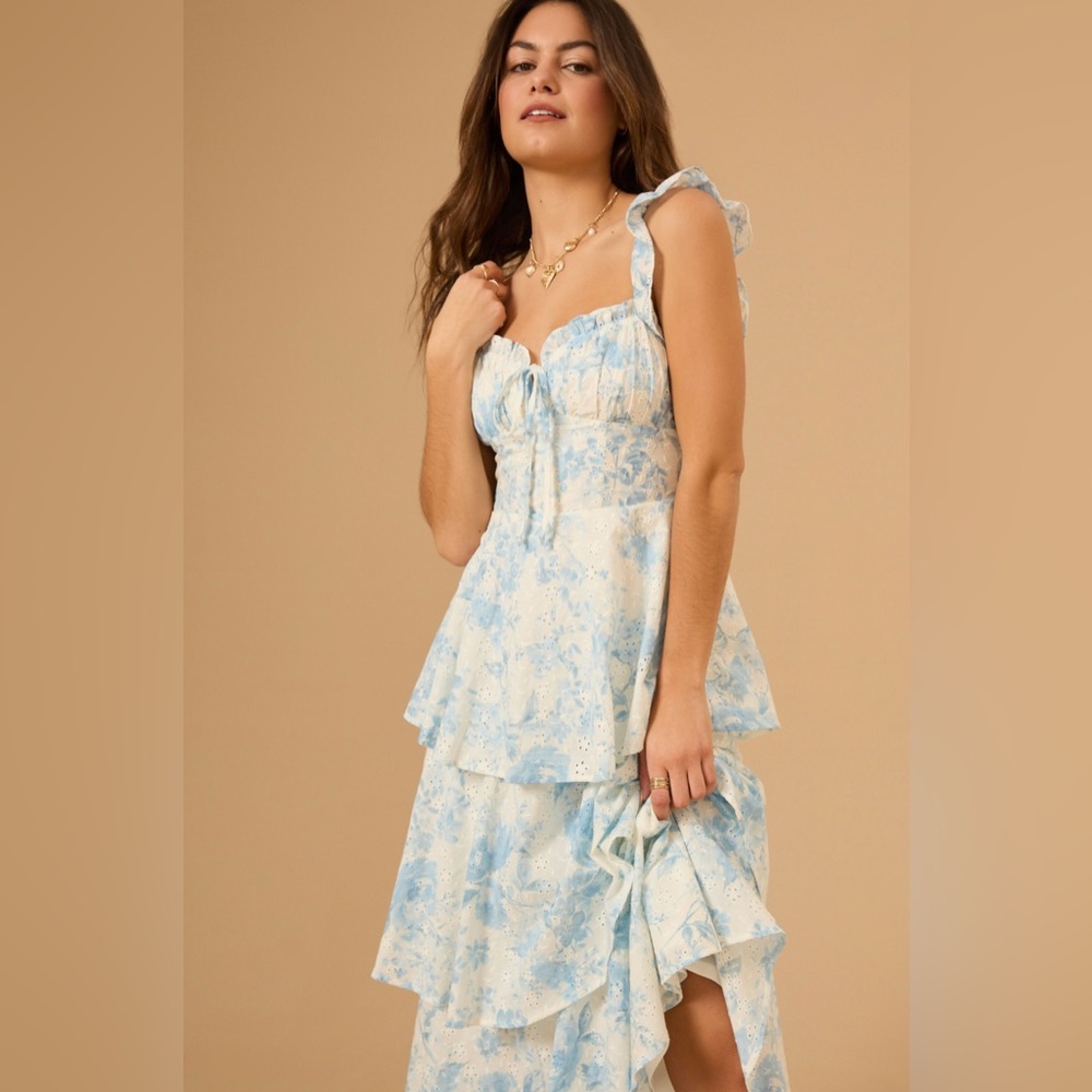 NWT Altar’d State Oaklyn Floral Midi Dress - Picture 2 of 7